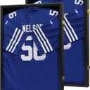 VERANI Jersey Frame Display Case 2 Pack - Jersey Display Frame - Jersey Shadow Box with 98% Uv Protection Acrylic for Baseball Basketball Football Hockey Soccer Sport Shirt and Uniform