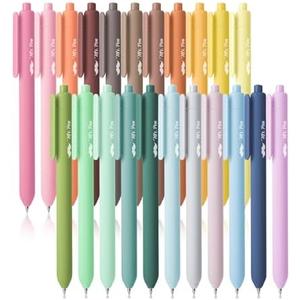 Mr. Pen- Retractable Gel Pens, 22 Pack, Colorful Ink, Fine Point 0.7mm, Fast Dry, Smooth Writing, Cute Pens for Drawing, Writing Planner and School Supplies