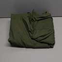 TSUTOMI Bed Skirt Queen Size Ruffled Bed Skirt with Split Corners, 14 Inch Drop Dust Ruffle Bed Skirts with Platform, Gathered Style, 100% Microfiber, Green