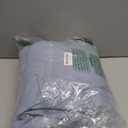 SE SOFTEXLY Muslin Duvet Cover King Size, 100% Washed Cotton Duvet Cover Set, Ultra Soft Comforter Cover Linen Like, 3 Pieces Minimalist Gauze Duvet Cover with 2 Pillowcases, 90"x104", Blue