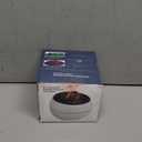 Essential Oil Diffuser, Volcano Fire Flame Aromatherapy Diffuser, 360ml Ultrasonic Cool Mist Humidifier, Scent Aroma Diffuser with 7 Colors Light, Timer & Auto Shut-Off for Home, Room (Black)