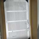 NOTASA Vinyl Basement Window, Bathroom Sliding Window 32" x 18" White