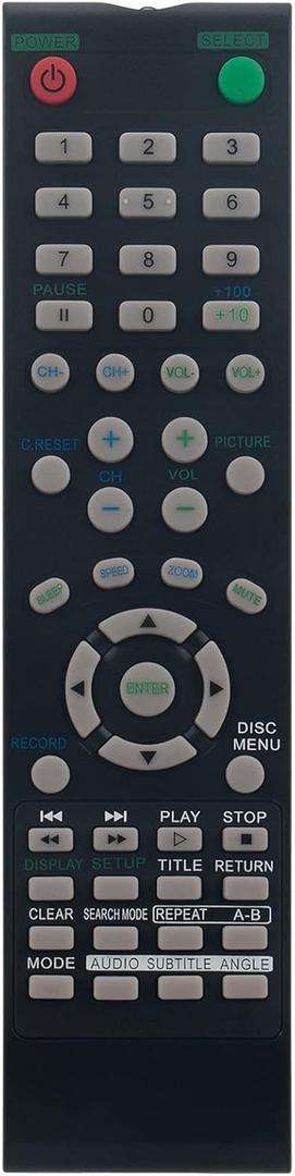 N9278UD Replace Remote Control Work for Emerson TV DVD Combo EWC27T3 EWC19T5 EWC19T3 EWC19T4 EWC19T2