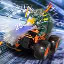 Bennol Remote Control Dinosaur Truck Toys for Kids Boys 3-5 4-7, 2.4GHz RC Dino Car Toys with Light, Sound & Spray, Indoor Outdoor All Terrain Electric RC Monster Car Gifts for 3 4 5 8 10 12 Boys Kids