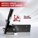 New Upgrade Large Size Lawn Mower Blade Sharpener & Balancer, 15-45 Adjustable Frame with Ball Bearing Manufacture Handle and High Precision Magnetic Blade Balancer for Many Types of Blade