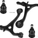 KUSATEC Front Lower Control Arm Fit for 2004-2008 Acura TSX, 2003-2007 Honda Accord w/Ball Joint Assembly; K640290 K640289