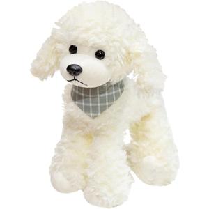 Plush Poodle Dog Puppy Stuffed Animals Toys Dolls Kids Gifts 9 Inches (White)