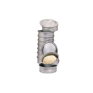 American Metalcraft DRP884 Deluxe Dough Pan Diameter 8.5", Hight 3.5" Round Anodized Aluminum Pan, Self-Stacking Design for Pizza, Bread, or Pie Dough, Ideal for Commercial Kitchens