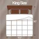 Utopia Bedding King Comforter Duvet Insert, Quilted White Comforter with Corner Tabs, Box Stitched Down Alternative Comforters King Size 90 x 102 inches
