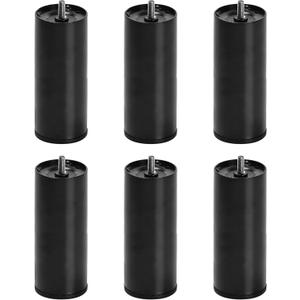 6 Inch Bed Legs for Adjustable Bed Replacement Parts, Non-Adjustable Height Bed Frame Support Legs Set of 6