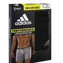 Adidas Stretch Boxer Briefs Men's, Black, XXL, Pack of 3
