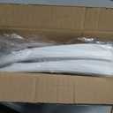 White Lamp Shades Set of 2, Bell Lamp Shades 6"Top x 13"Bottom x 10"High, Medium Shade Replacement Fabric Natural Linen Hand Crafted(Spider Fitter), Harp Holders Included, Easy Assembly Required