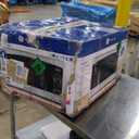 GE Countertop Microwave Oven,1, 200-watt Capacity, 2.0 Cubic Ft., 8 Auto Setting Cooking Settings, Child-Lock Technology, Kitchen Essentials for the Countertop, Dorm Room or Apartment, Stainless Steel