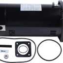 FEIDKS USQ1102 Pool Pump Motor - Fit for Sta-Rite Dura-Glas & Max-E-Pro, 115/230V Square Flange, 1HP with GO-KIT-79