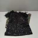 Cololura Sexy Sequin Tassel Mesh Perspective Party Cocktail Bodycon Evening Club Maxi Dress Size XL