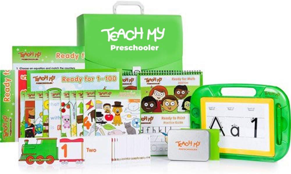 Preschooler Learning Kit: Screen-Free. Preschool Readiness. All-In-One Kit. Teach Reading, Printing, Numbers To 100, Early Math. 70+ Pieces Plus Teaching Guides And Storage Case. Age 3Yrs+