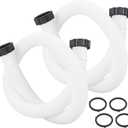 Pool Hoses 1.5" for Above Ground Pool Replacement Hose for Pool Pump 1.5" Diameter Swimming Pool Hose for Above Ground Pools, 59" Long 2 Pack Filter Pump Hose for Pump Models