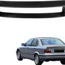 labwork Matte Black Plastic Rear Trunk Spoiler Wing Replacement for 1992-1998 3 Series E36 1994-1999 M3