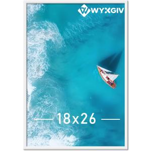 White 18x26 Picture Frame Lightweight yet Durable Frame Wall Hanging
