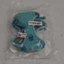 Dog Harness for Small Dogs up to 16lbs, 3-in-1 No Pull Lightweight Harness with 6.6ft Retractable,Wearable Leash Set,Front Clip,Handle,Reflective Dog Vest with Patch,Wrist Strap,Free Hand Leash-Blue