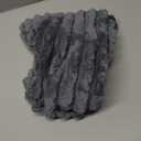 Kevin Textile Soft Plush 12x24 Inch Lumbar Pillow Cover 1 Pack, Luxury Fluffy Faux Fur Striped Flannel Rectangle Cushion Case for Couch Sofa Chair Bed Home Decor, Dark Grey