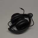 LORELEI X6 Over-Ear Wired Stereo Bass Headphones with Microphone, Lightweight, Foldable & Portable with 1.45M No-Tangle for Smartphone, Tablet, MP3/4, Space Black