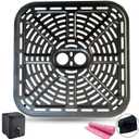6.8QT Square Air Fryer Crisping Plate Tray for COSORI Pro III Dual Blaze Air Fryers, Upgraded Air Fryer Grill Insert Pan Plate Rack Grate Shelf for 6.8QT COSORI Air Fryers, Dishwasher Safe
