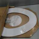 Bemis 1500EC 390 Lift-Off Wood Elongated Toilet Seat, Cotton White (Pack of 1)