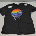 Whale Family - Whale Lover Whales Aquarist Marine Biologist T-Shirt (M, Black)