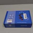 Blonde Highlight Wigs for Women, Blonde Mix Brown Wig with Bangs Silky Soft Fiber Synthetic Wig for Daily Party Use(24 Inch)