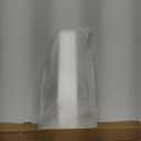 dancemoon JustHang Shower Squeegee for Glass Doors, All-One-Piece Silicone with Built-in Hook Design for Easy Hanging and Cleaning, 10 Inch White