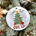 10 x Funny Ornament 2025  White Elephant Gift, Light That Sh*t Up Holiday Tree Dcor  Hilarious Adult Humor Xmas Ornament, Secret Santa Gag Gift