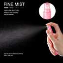 Patelai 60 Pieces 10 ml Plastic Spray Bottles Empty Fine Mist Sprayer Bottles for Travel Essential Oils Perfume Supplies(Multicolored)