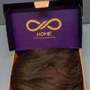 KOME Brown Synthetic Lace Front Wig,13×6 Curly HD Lace Glueless Wig for Women Daily Use 24IN(4/27)