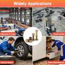 924Pcs Grade 8 Bolts and Nuts Assortment Kit, 1/4-20, 5/16-18, 3/8-16, 1/2-13 Heavy Duty Hex SAE Assorted Bolts Nuts and Washers Kit, Carbon Steel Machine Hardware Screw Sets with Case