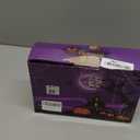 Halloween Decorations Outdoor, 250LED 23x18 FT Giant Spider Web with Purple Orange Lights, Lighted Triangular White Spider Web with Sturdy Wire, Waterproof, Timer, 8 Modes for Yard Halloween Dcor