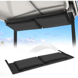 Golf Cart Overhead Storage Bag, Golf Cart Ceiling Organizer Bag fits with Club Car Precedent,Tempo, Onward, Black