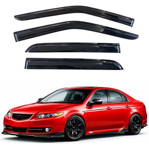 KPY Rain Guards Fit for 2004-2008 Acura TL, Out-Channel Window Visors Vent Wind Deflectors 4PC, Car Accessories for 04-08 Acura TL