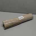 Kitchen Rugs Non Slip Washable, Rubber Backing Soft Chenille Braided Kitchen Mats for Floor, Super Absorbent Kitchen Runner Rug Standing Mat Sink Mat, Easy to Clean, Brown 17"x47"