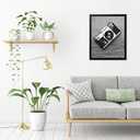 6 x Americanflat 16x20 Picture Frame with Polished Plexiglass - Streamline Collection - Thin Border Picture Frame for Wall Display - Hanging Hardware Included - Black