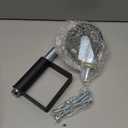 Ronlap Gate Wheels for Wooden Gate, Gate Caster Wheel Spring Loaded for Metal Tube Swing Gate Fence Gate Wheel for Gates Heavy Duty Outdoor Farm Vinyl Wood Gate Rollers, 220 Lbs, 4 Inches, Black