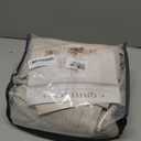 Black Out Curtains 72 Inch Long, Blackout Window Curtain & Drapes 72 Inch Length 2 Panels Set Burg Pinch Pleated Viral Flax Linen Short Farmhouse for Bedroom/Dining/Living Room 6FT (W40"xL72",Linen)