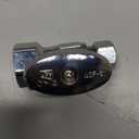 Pack of 10 EFIELD 1/2" FIP Iron Pipe x 3/8" Compression Chrome 1/4-Turn Straight Stop Water Shut-off Ball Valve,(VALVE057-10PCS)