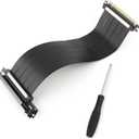 PCI-E 4.0 Riser Extension Cable for RTX4090 RTX4080 RX7900XTX 90° to 90° for M.2/ WiFi/ Network/ USB/ Sound Cards PCIe 4.0 x16 Riser Cable Accessories Reparation Parts for xx-10cm(300mm)