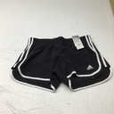 adidas Women's Marathon 20 Shorts (Medium/3" Inseam, Black/White)