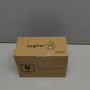 2 Packs Cute Glass Tumbler with Lid and Straw 16 oz Ice Coffee Cup Set for Smoothie Slushie Juice Matcha Tea Latte Cappuccino Espresso Hot Coffe Water Reusable Clear Travel Boba Aesthetic Drinking Mug (Cloud stripe-2 Pcs)