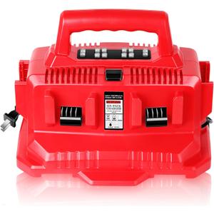 DSANKE 48-59-180618V 6-Port Lithium-Ion Charger Replacement for Milwaukee m18 Six Pack Sequential Charger Compatible with Milwaukee 18V Battery 48-11-1850 48-11-1840 48-11-1815 48-11-1828