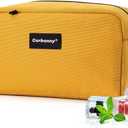 Small Cooler Bag Freezable Lunch Bag for Work School Travel,Small Lunch Bag,Insulated Snack Bag for Adults/Kids,Mini Cooler,Freezable Lunch Box Fit for Yogurt (Yellow-S)