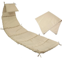 Sunnydaze Outdoor Hanging Lounge Chair Replacement Cushion and Floating Umbrella Fabric Only - Curved Swing Chair Cushion Replacement - Beige
Amazon's Choice