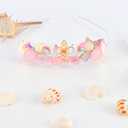 3 x AOPRIE Tiara and Crown for Women Girls Mermaid Headband for Women Girls Princess Halloween Party Event Supllies Favors Pink, 1 Pack